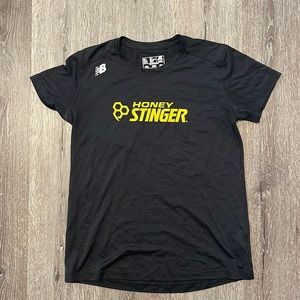 New Balance x Honey Stingers athletic t shirt.